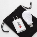 Wall Charger & Light Bulb Gift Set